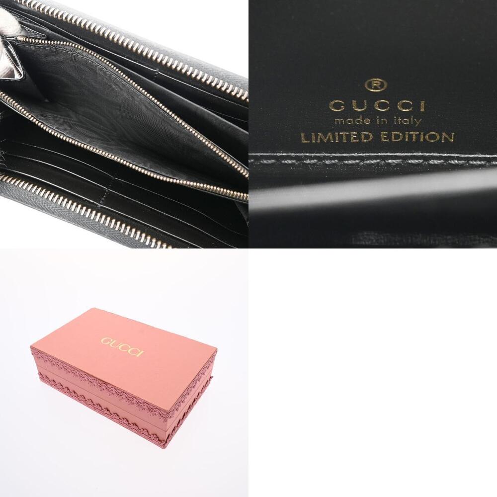 Gucci Zip Around Wallet Black Python Leather Long - image 12